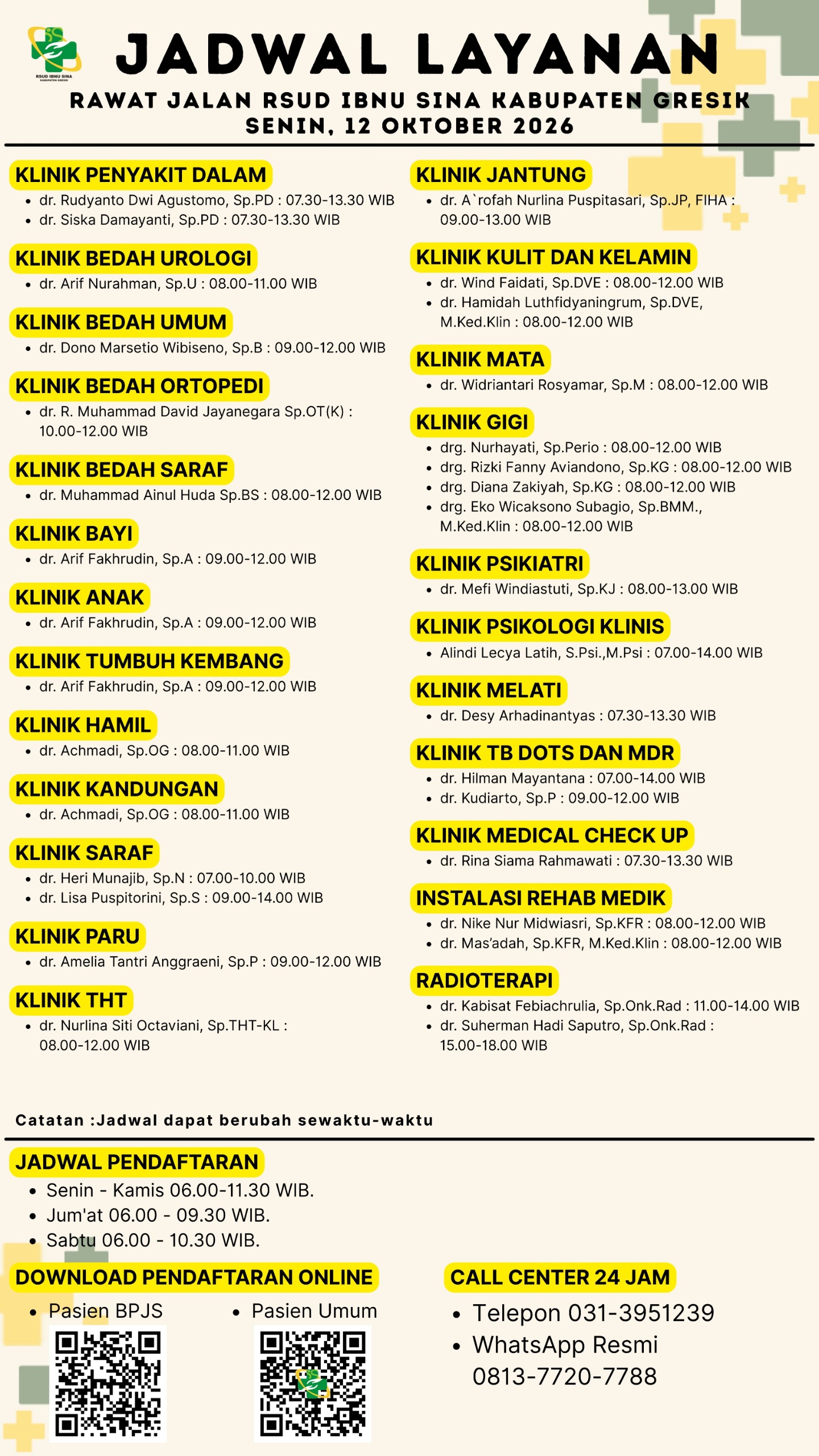 Jadwal Dokter